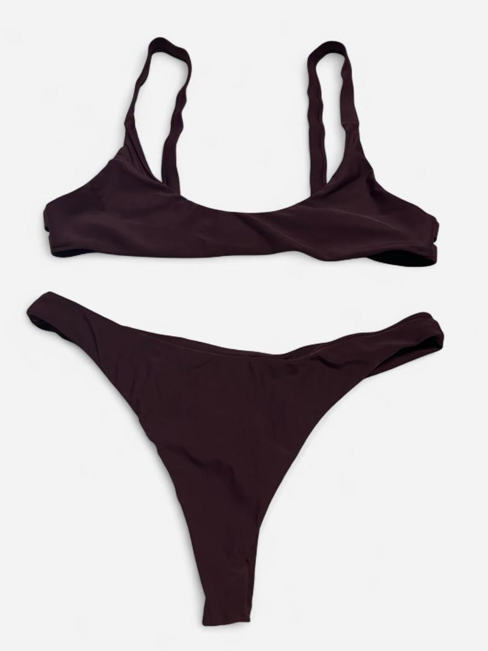 TOBI purple two piece thong bikini size M